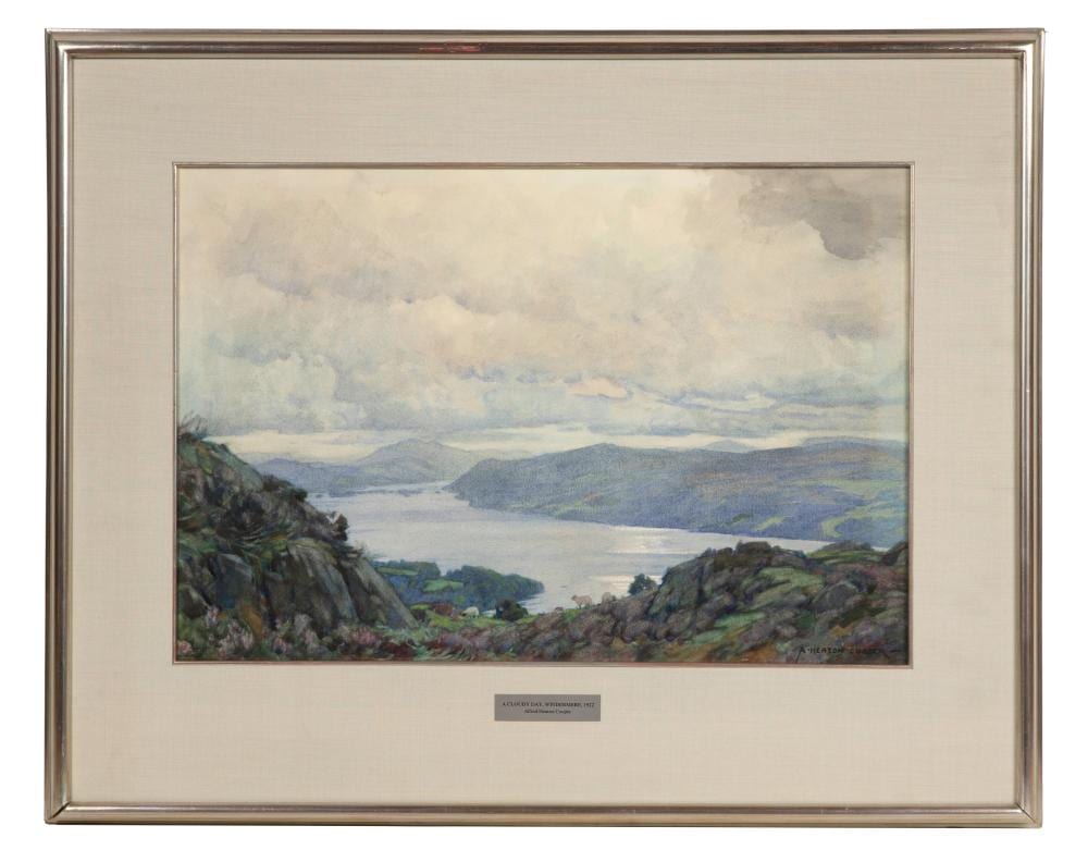 Alfred Heaton Cooper comparable auction result: alfred heaton cooper british 1863 1929 a cloudy day windermere watercolor