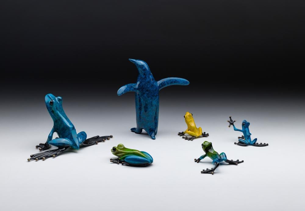 Tim Cotterill comparable auction result: tim cotterill british b 1950 bronze sculpture assortment