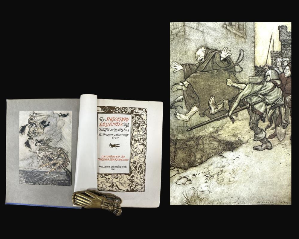 Arthur Rackham comparable auction result: arthur rackham ingoldsby legends 1910