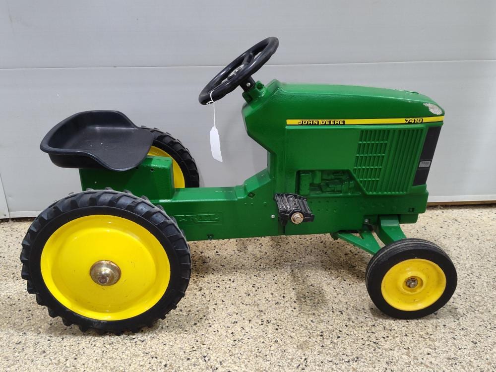 Ertl John Deere WF 7410 Pedal Tractor sold by Atlee Raber Auctioneer, lot 202 — auction record photograph