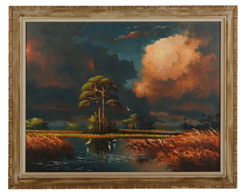 Harold Newton comparable auction result: harold newton 1934 1994 fla highwaymen painting