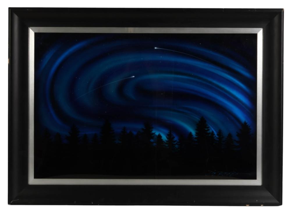 Chris DeRubeis comparable auction result: chris derubeis b 1978 northern lights painting