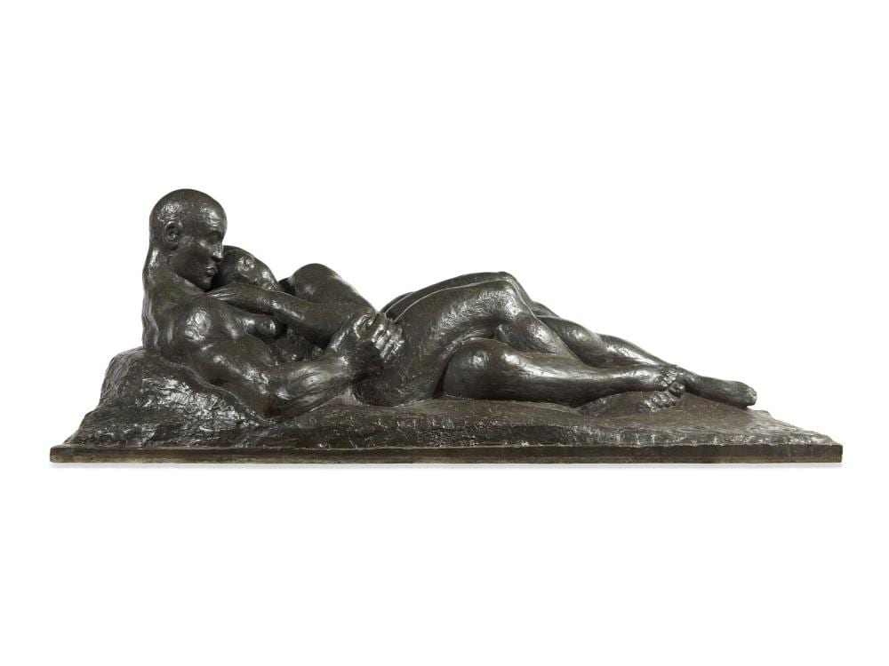 Gaston Lachaise comparable auction result: gaston lachaise american french 1882 1935 dans la nuit lovers lf 108