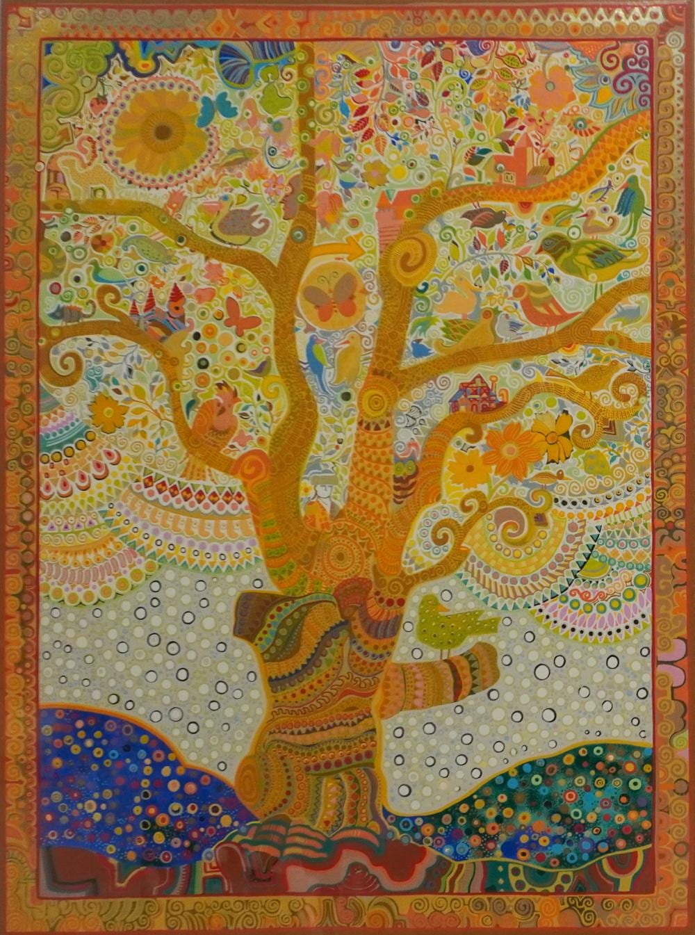 juan romero fernandez spanish 1932 1996 spring tree limited edition screenprint in color 1981 numbered 191 300 frame 41 1 4 x 32 1 4 in 104 8 x 81 9 cm · Weschler's · 2026-04-14 Juan (1932) Romero comparable auction result: juan romero fernandez spanish 1932 1996 spring tree limited edition screenprint in color 1981 numbered 191 300 frame 41 1 4 x 32 1 4 in 104 8 x 81 9 cm