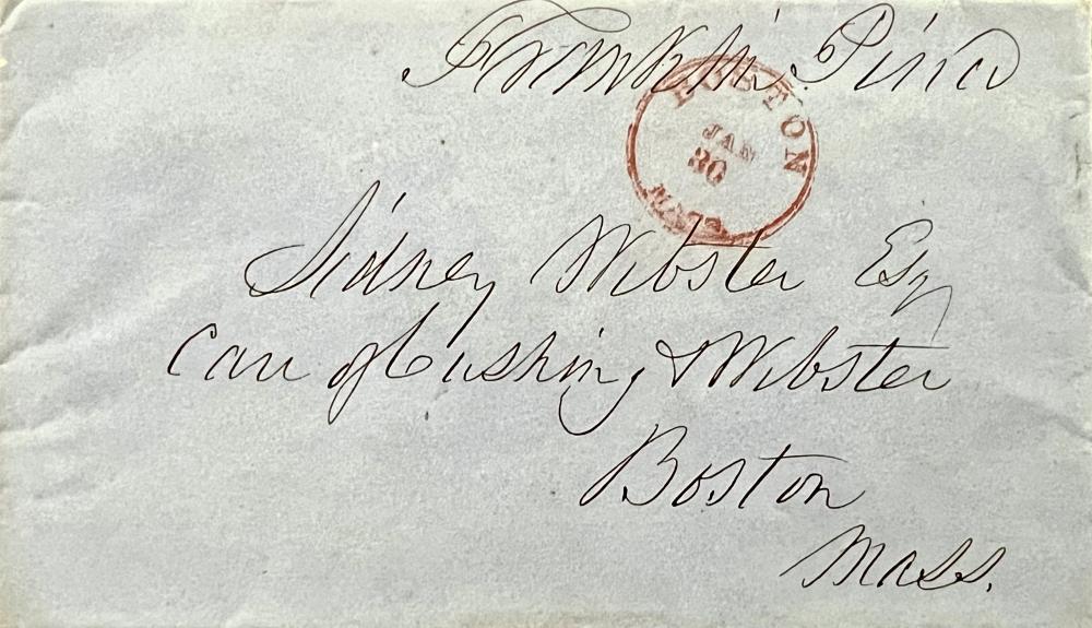 Franklin Pierce Free Frank sold by Lion Heart Autographs, lot 128 — auction record photograph
