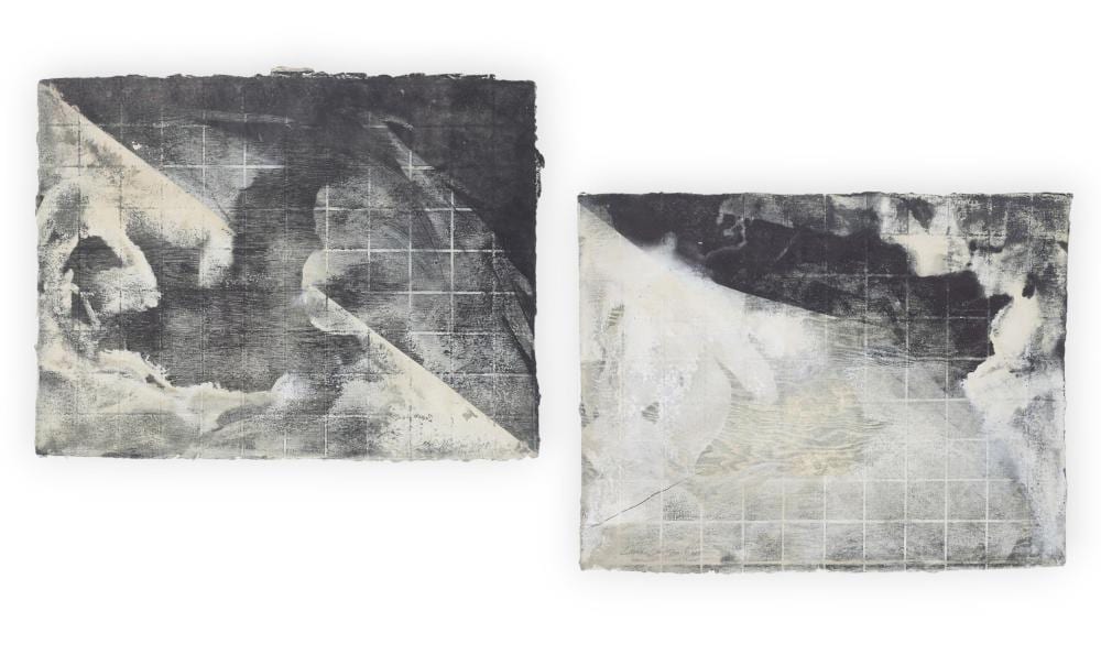 Laddie John Dill comparable auction result: laddie john dill american b 1943 untitled 2008 2 pigmented thinned cement and acrylic on handmade paper 18 1 2 x 24in 47 x 61cm
