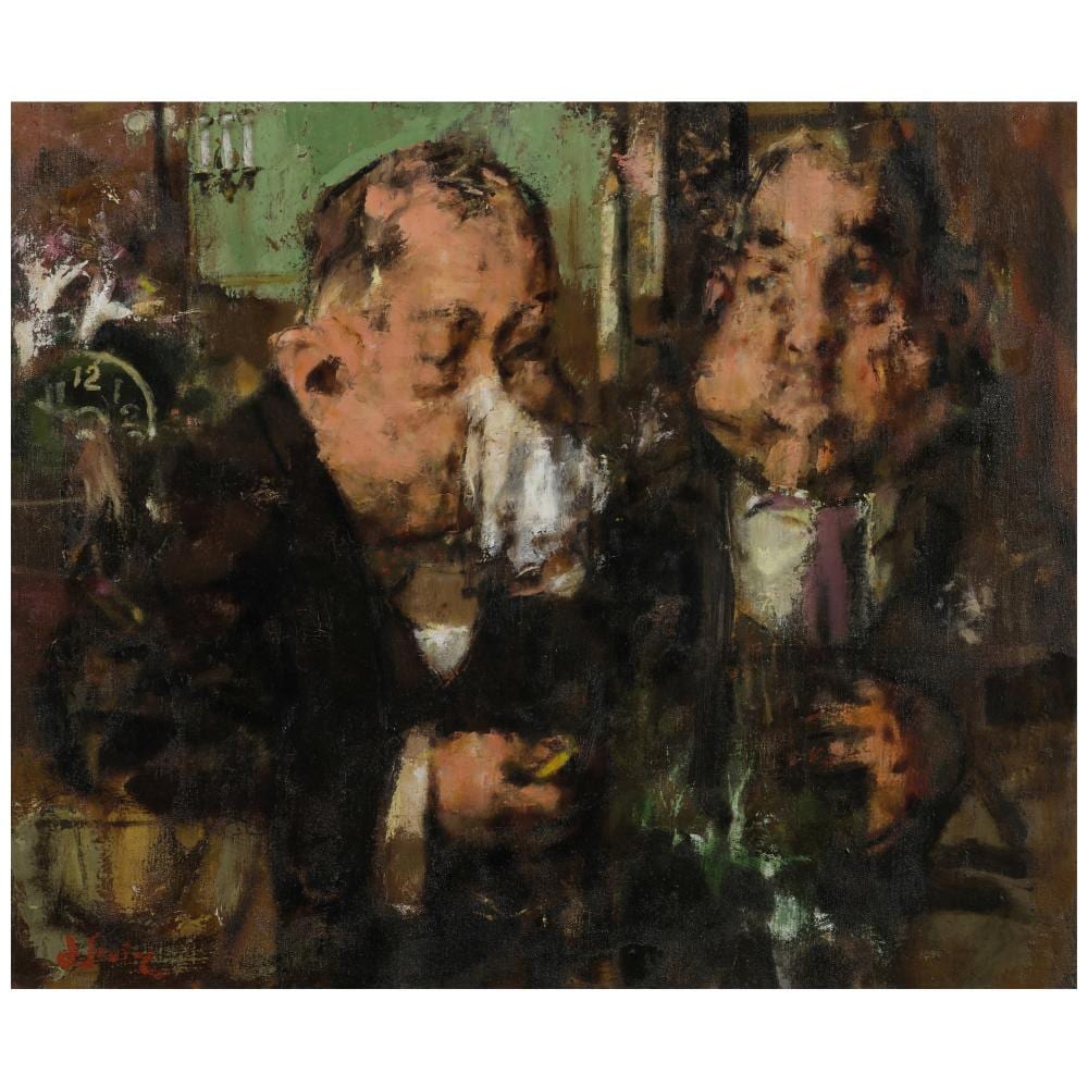Jack Levine comparable auction result: jack levine 1915 2010 the sob 20 1 8 x 24 1 4 in 51 1 x 61 6 cm painted in 1952