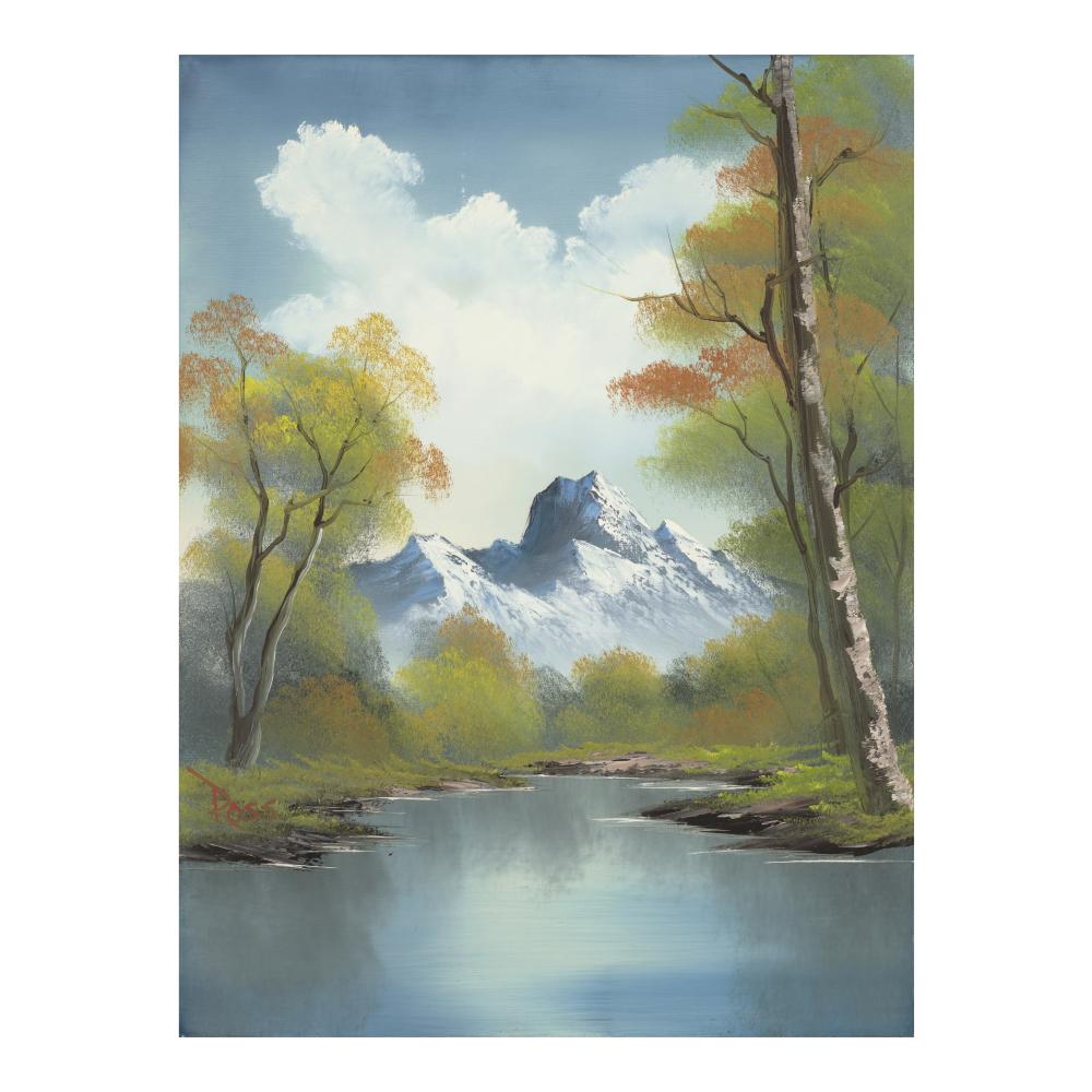 Bob Ross comparable auction result: bob ross 1942 1995 autumn images 24 x 18 in 61 x 45 7 cm painted in 1990