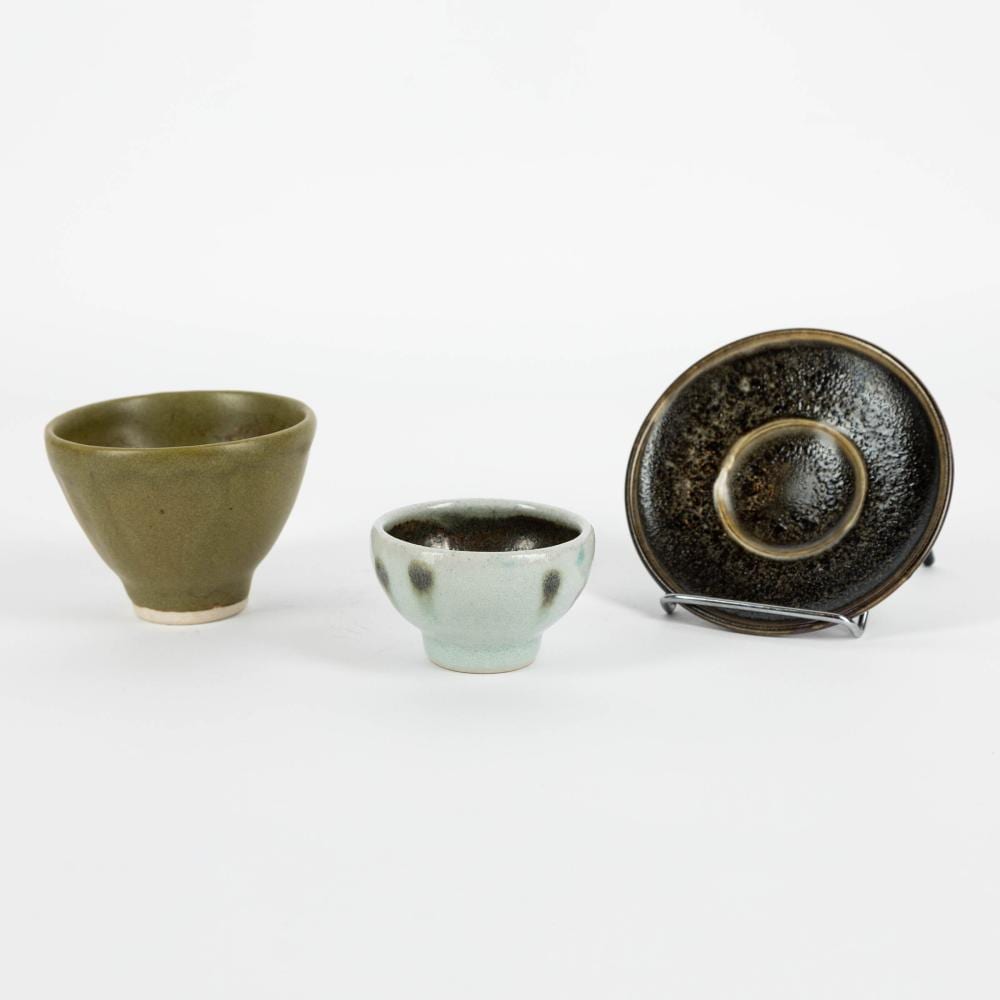 Charmian Johnson comparable auction result: charmian johnson canadian 1939 2020 two glazed stoneware small bowls and a small saucer