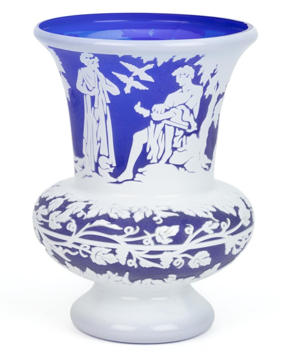 kelsey murphy pilgrim sand carved cameo art glass vase · Jeffrey S. Evans & Associates · 2026-04-22 Kelsey Murphy comparable auction result: kelsey murphy pilgrim sand carved cameo art glass vase