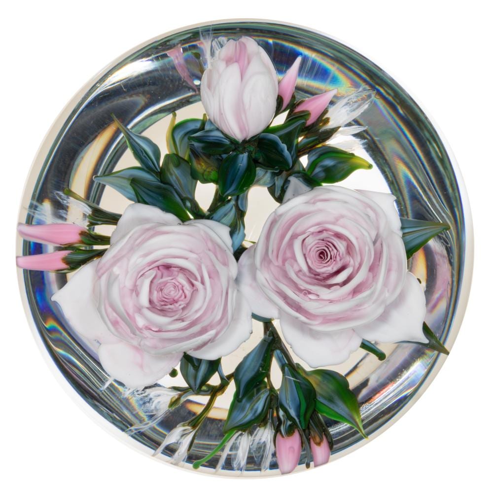 rick ayotte american b 1944 rose bouquet lampwork studio art glass magnum paperweight · Jeffrey S. Evans & Associates · 2026-04-22 Rick Ayotte comparable auction result: rick ayotte american b 1944 rose bouquet lampwork studio art glass magnum paperweight