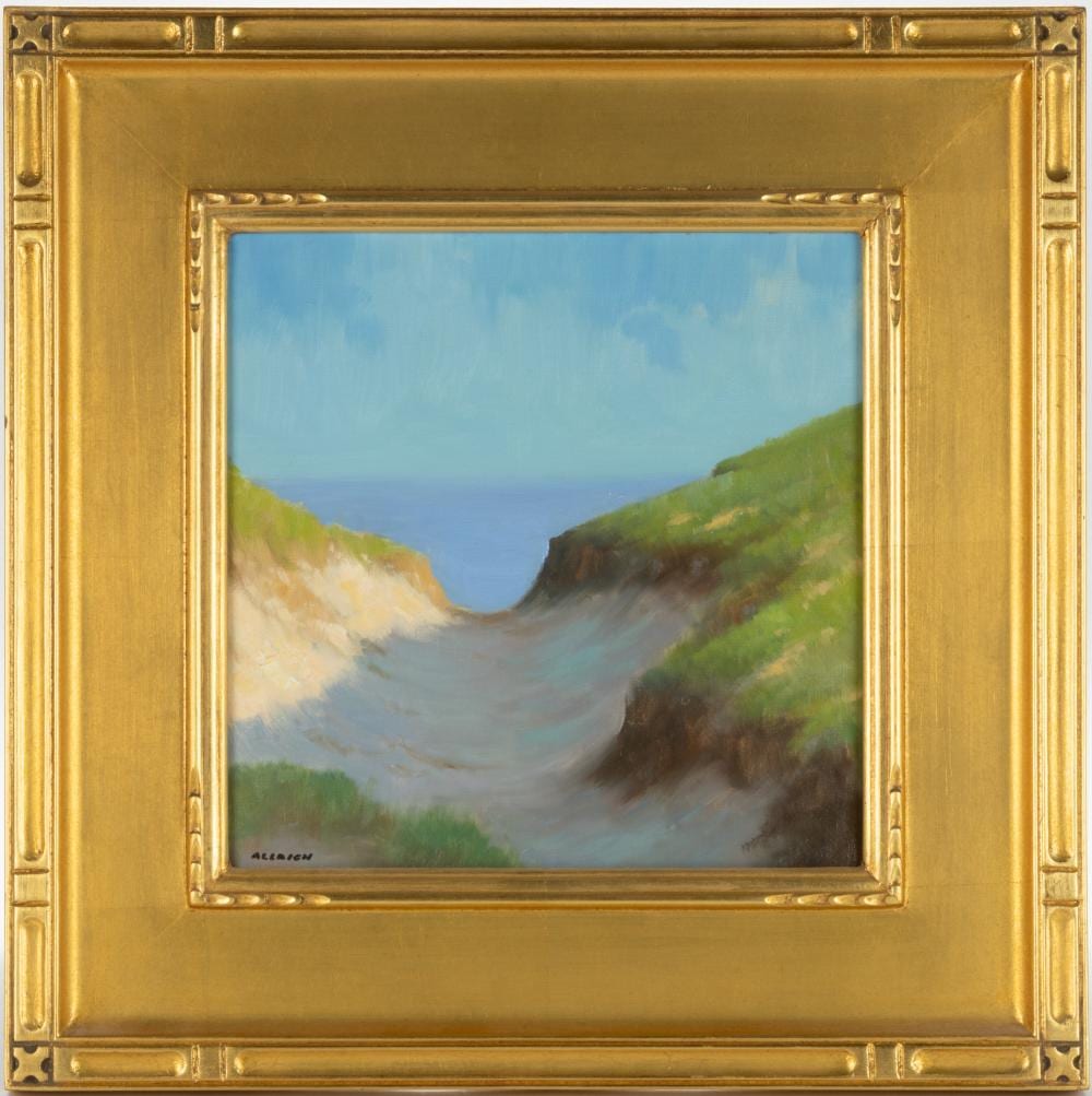 Steve Allrich comparable auction result: steve allrich american b 1954 plein air provincetown massachusetts coastal painting