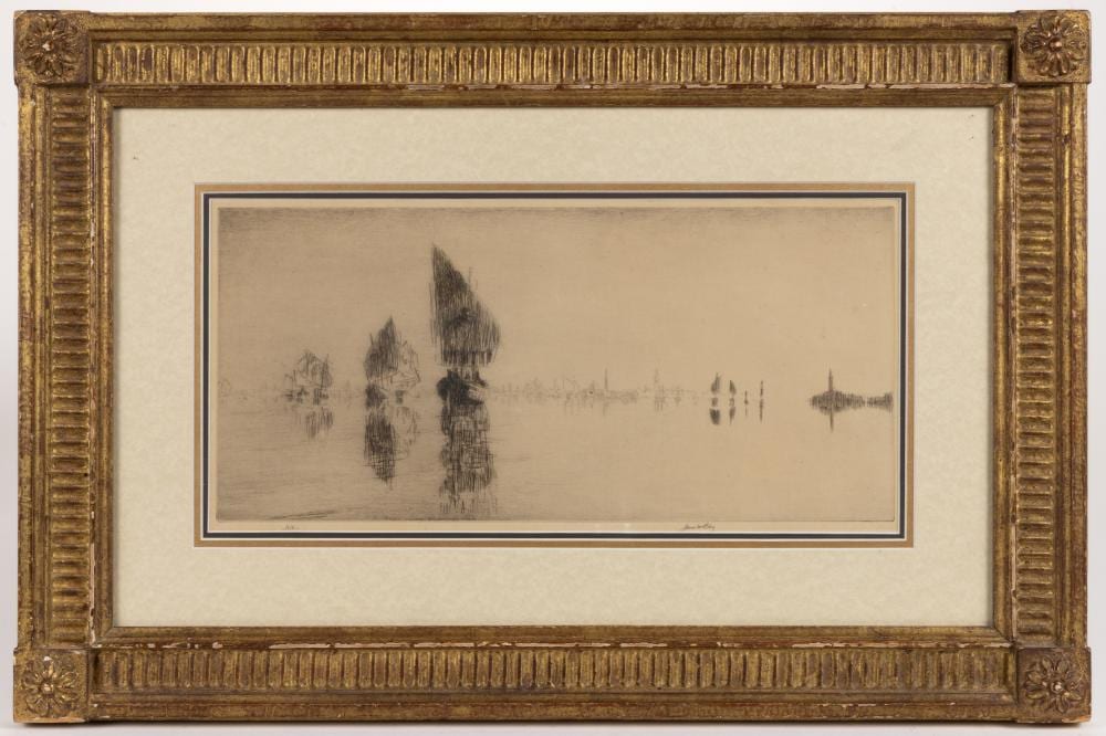 James Mcbey comparable auction result: james mcbey scottish 1883 1959 nautical venice scene etching