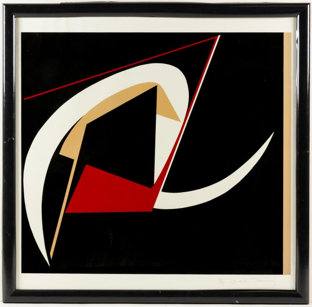 judith murray american b 1941 mostly mozart festival serigraph print · Jeffrey S. Evans & Associates · 2026-04-24 Judith Murray comparable auction result: judith murray american b 1941 mostly mozart festival serigraph print
