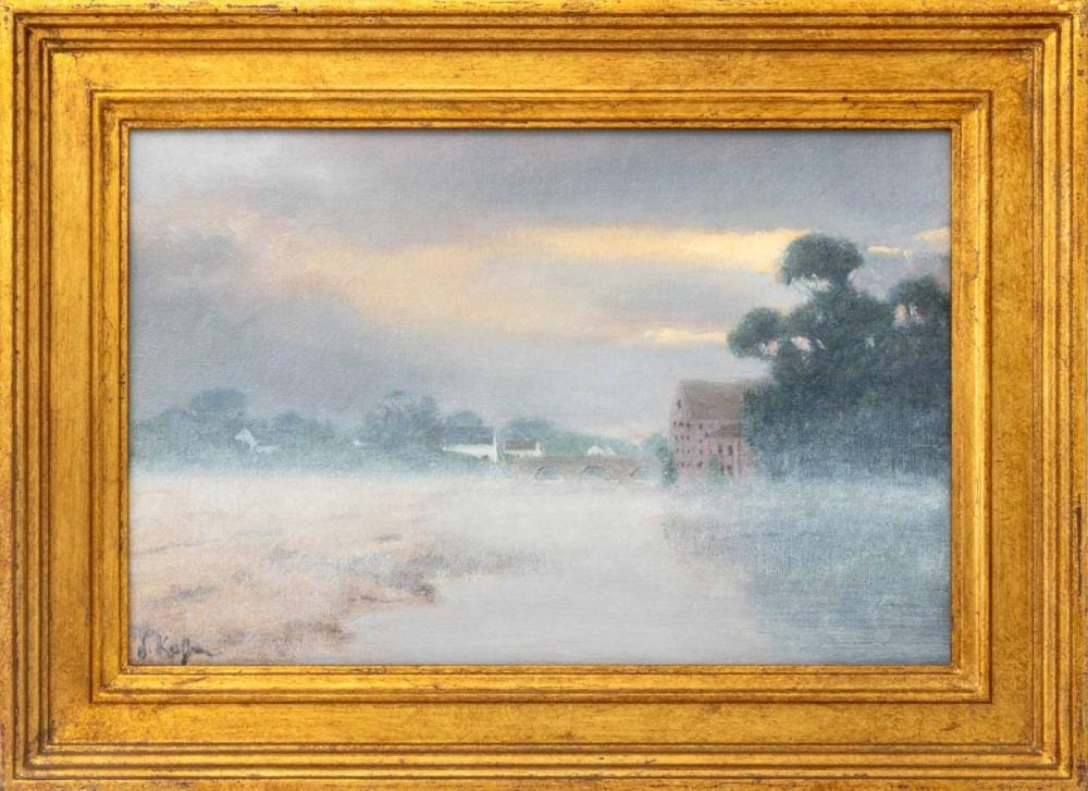 Joe Keiffer comparable auction result: joe keiffer foggy morning on the union river oil