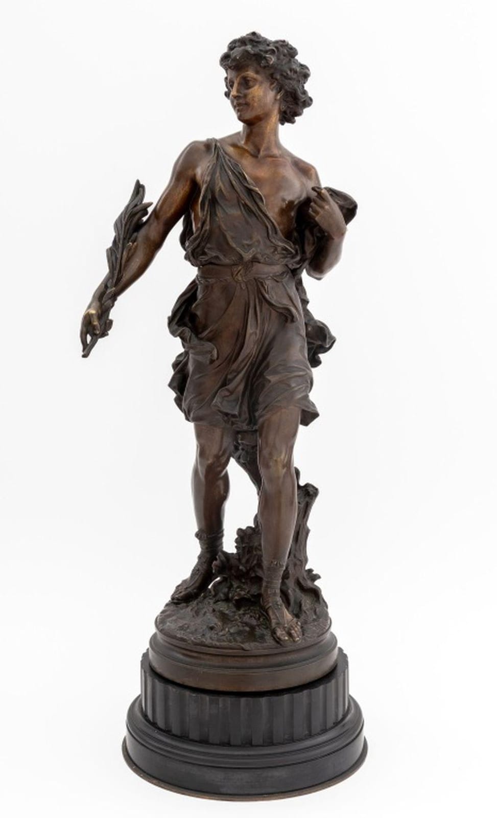 Hippolyte Moreau comparable auction result: hippolyte moreau hippomene bronze sculpture