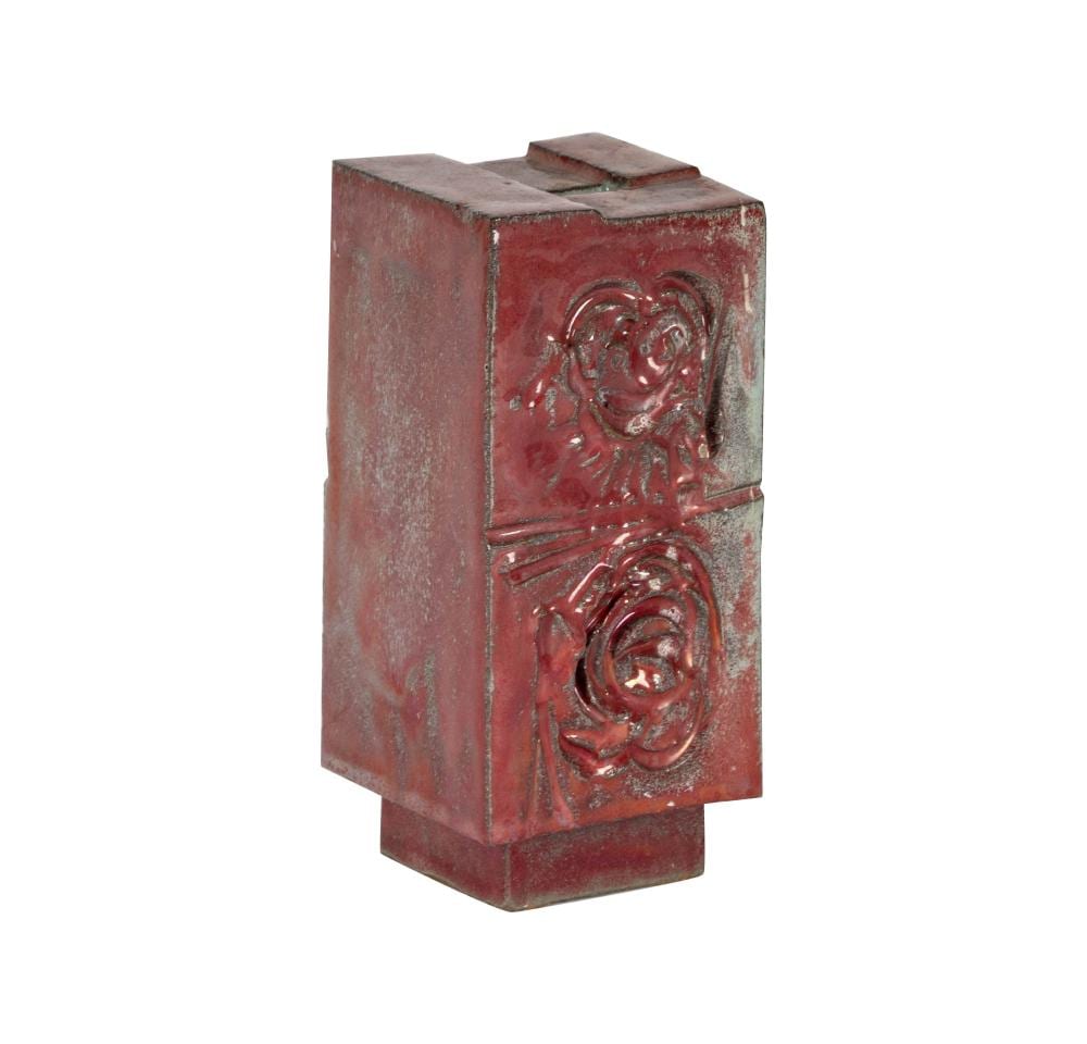 otto natzler 1908 2007 sang and pale blue monolith · Abell Auction · 2026-04-21 Otto Natzler comparable auction result: otto natzler 1908 2007 sang and pale blue monolith