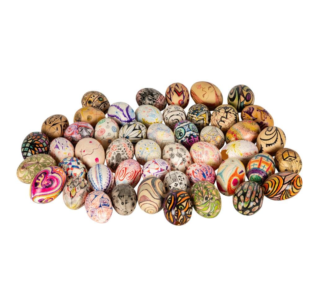 otto natzler 1908 2007 group of painted eggs · Abell Auction · 2026-04-21 Otto Natzler comparable auction result: otto natzler 1908 2007 group of painted eggs