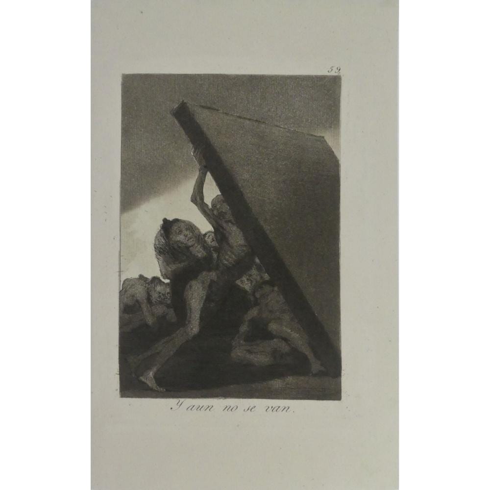 Francisco de Goya comparable auction result: francisco de goya y aun no se van