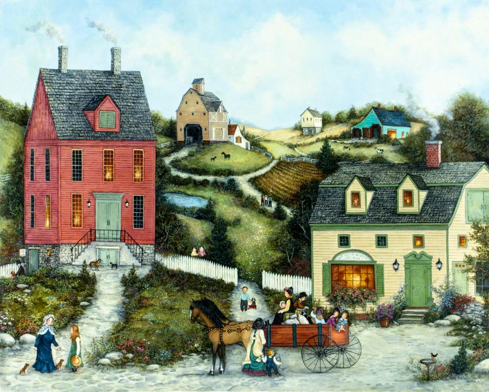 Linda Nelson Stocks (CT,1938-2011) oil painting sold by Broward Auction Gallery LLC, lot 7 — auction record photograph