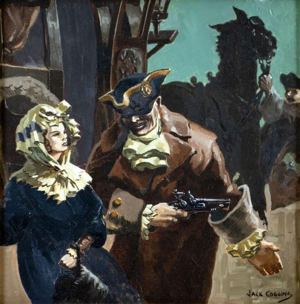 Jack Banham Coggins comparable auction result: jack coggins ny pa uk 1911 2006 oil painting