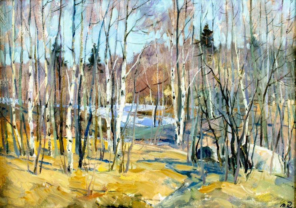 Mark Kremer comparable auction result: mark kremer russia 1928 oil painting