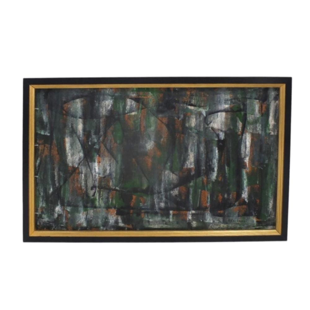 Jilali Gharbaoui comparable auction result: jilali gharbaoui 1930 1971 oil canvas board