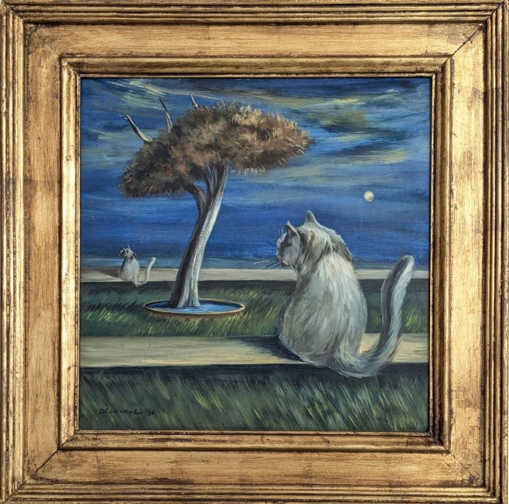 Gertrude Abercrombie comparable auction result: original in manner of gertrude abercrombie