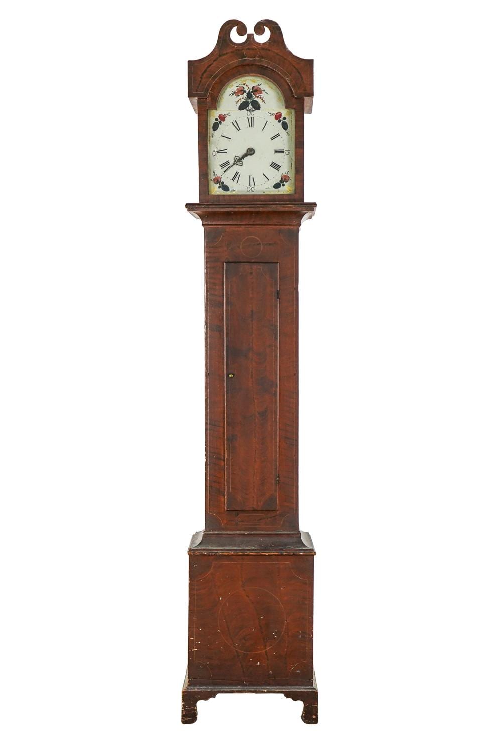 Carel Dankmeyer comparable auction result: ca 1820 orwell vermont grain painted tall case clock