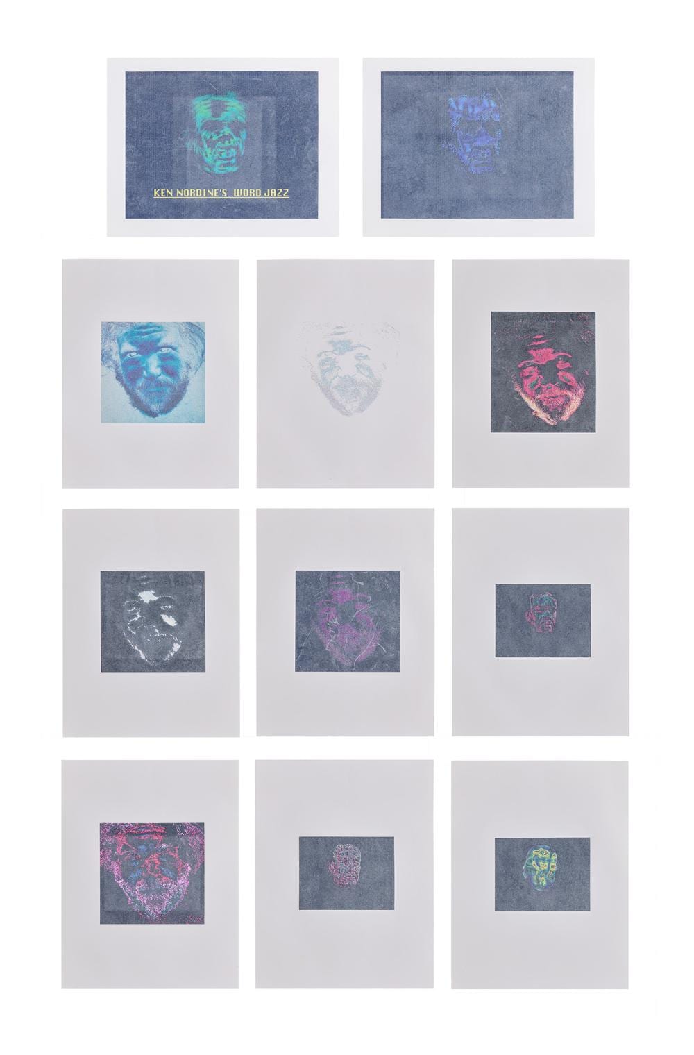 Jerry Garcia comparable auction result: jerry garcia ken nordine s word jazz computer art