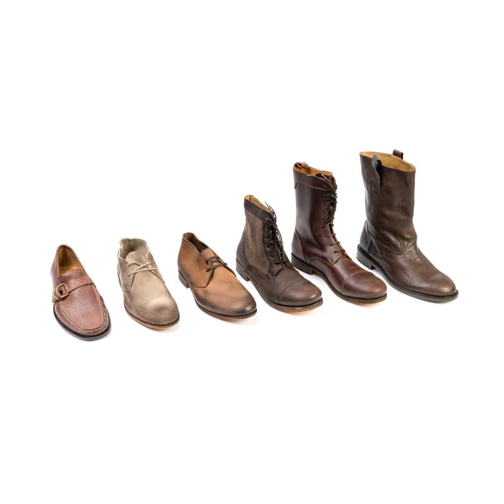 Bill Reid comparable auction result: a selection of six pairs of men s bill reid tan leather shoes and boots