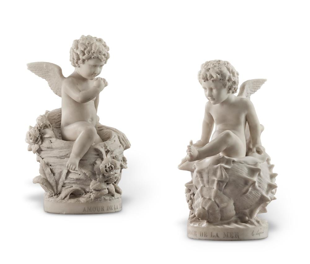 cesare lapini italian fl 1880 1910 amour de la terre and amour de la m · Christie's · 2026-04-23 Cesare Lapini comparable auction result: cesare lapini italian fl 1880 1910 amour de la terre and amour de la m