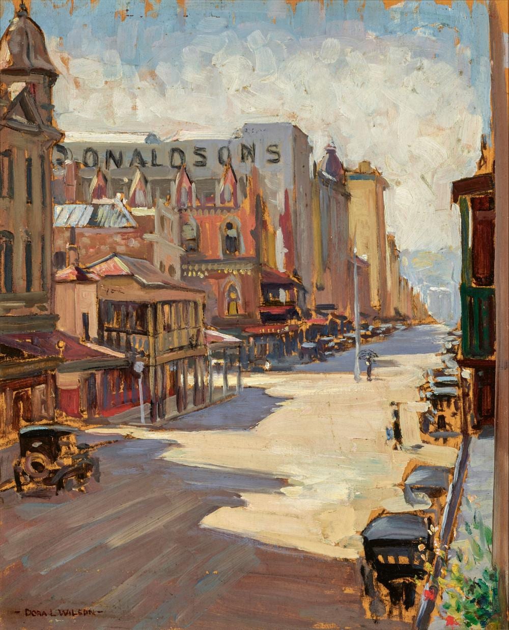 Dora Wilson comparable auction result: dora wilson 1883 1946 rundle street adelaide c1933