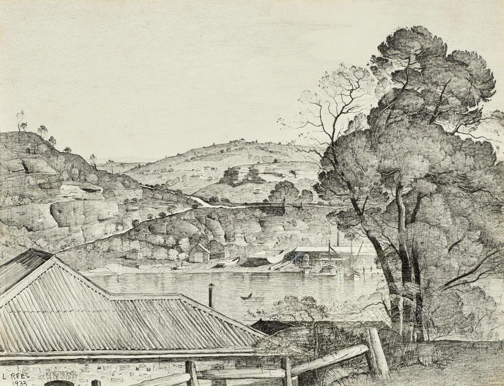 lloyd rees 1895 1988 harbour inlet north sydney 1933 · Menzies · 2026-05-07 Lloyd Rees comparable auction result: lloyd rees 1895 1988 harbour inlet north sydney 1933