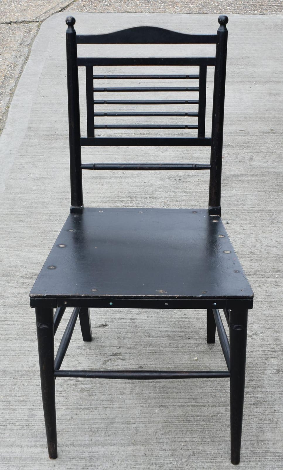 in the manner of e w godwin an ebonised aesthetic movement chair 85 5 x 34 x 43cm · Hannam's Auctioneers · 2026-04-24 E W Godwin comparable auction result: in the manner of e w godwin an ebonised aesthetic movement chair 85 5 x 34 x 43cm