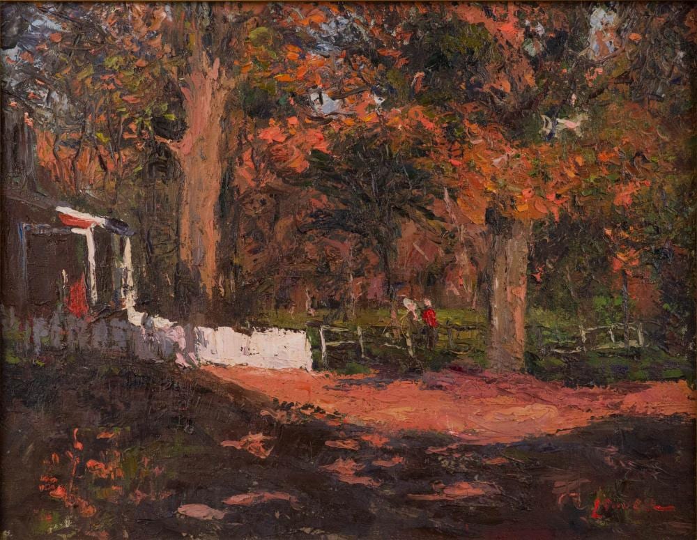 Bernard Lennon comparable auction result: bernard lennon 1914 1992 impressionist landscape oil on canvas