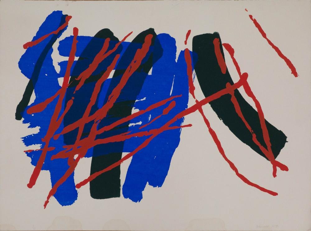 Martha Diamond comparable auction result: martha diamond american 1944 2023 modern abstract lithograph