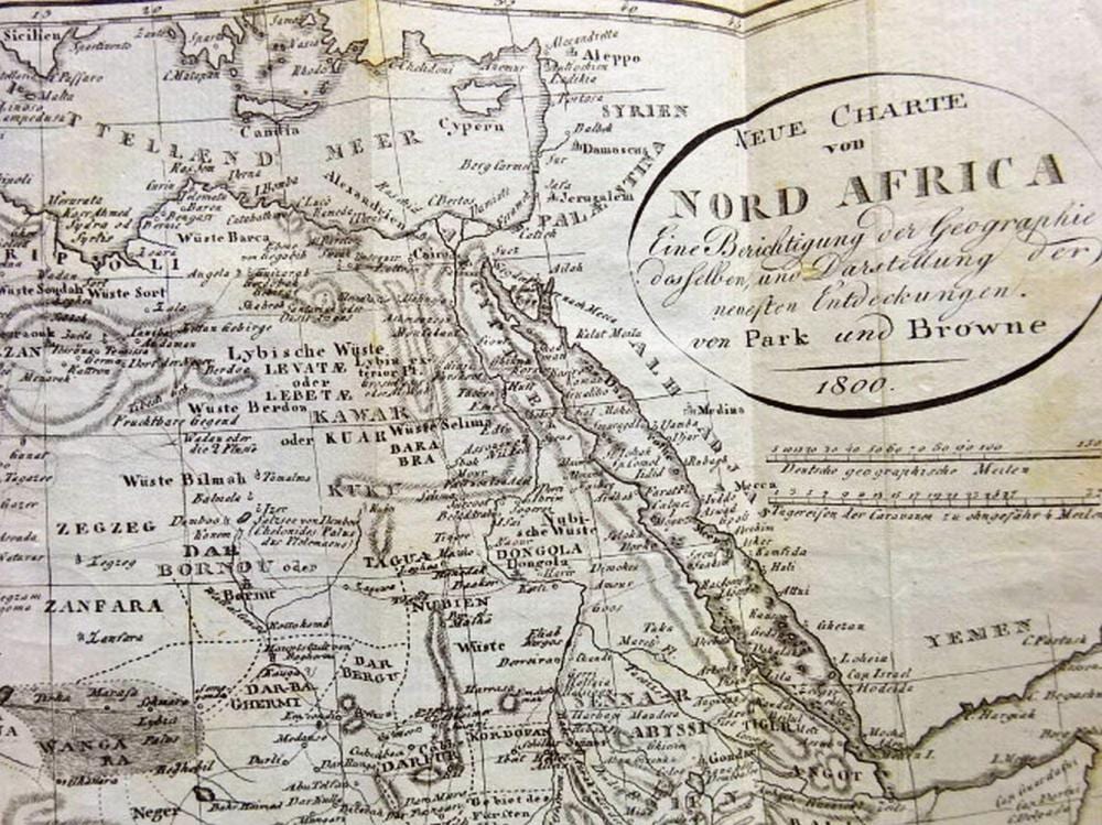 Jacques Louis Roux comparable auction result: browne travel in africa egypt