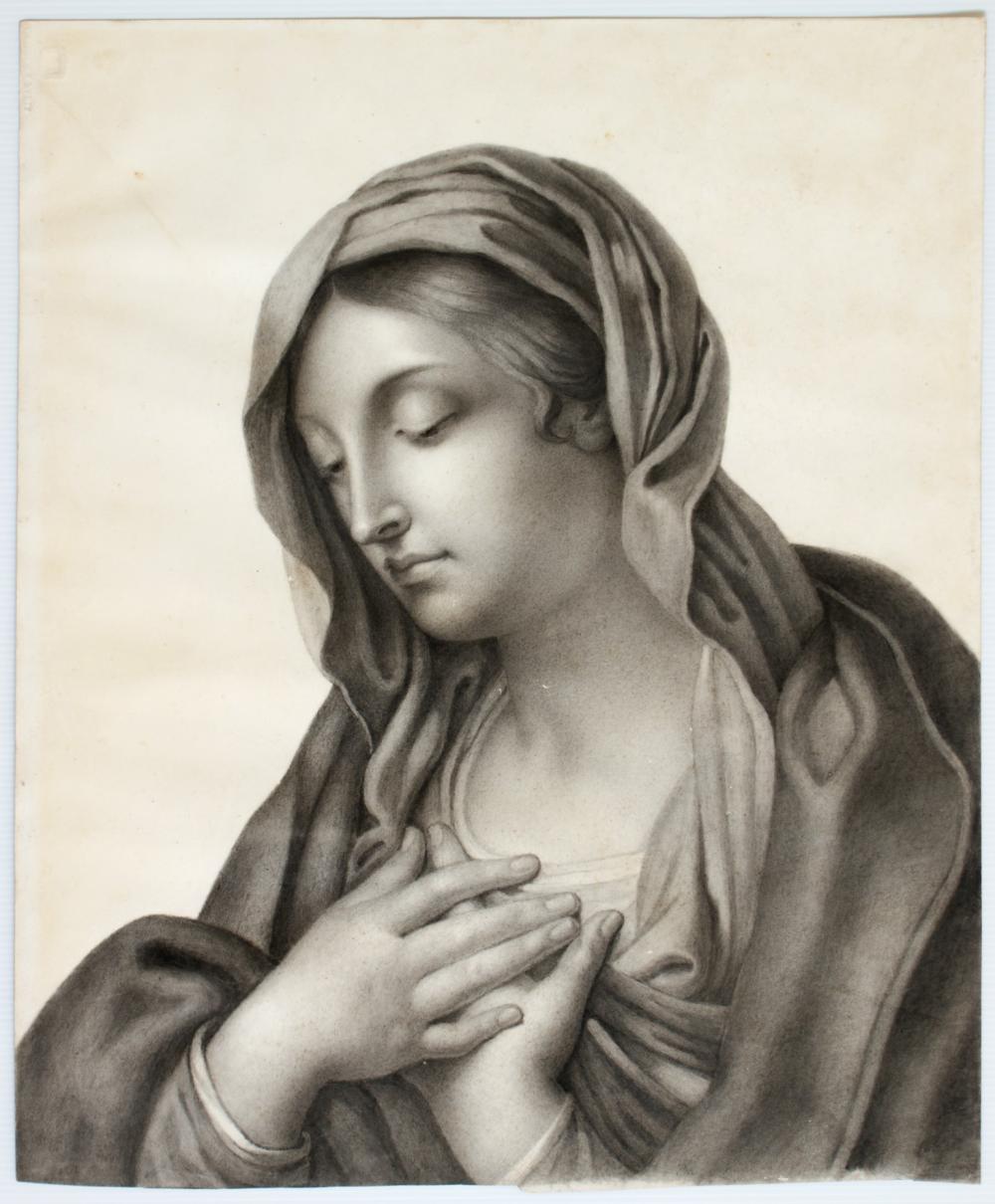 André (1801) Giroux comparable auction result: andr giroux attribuito a the virgin mary