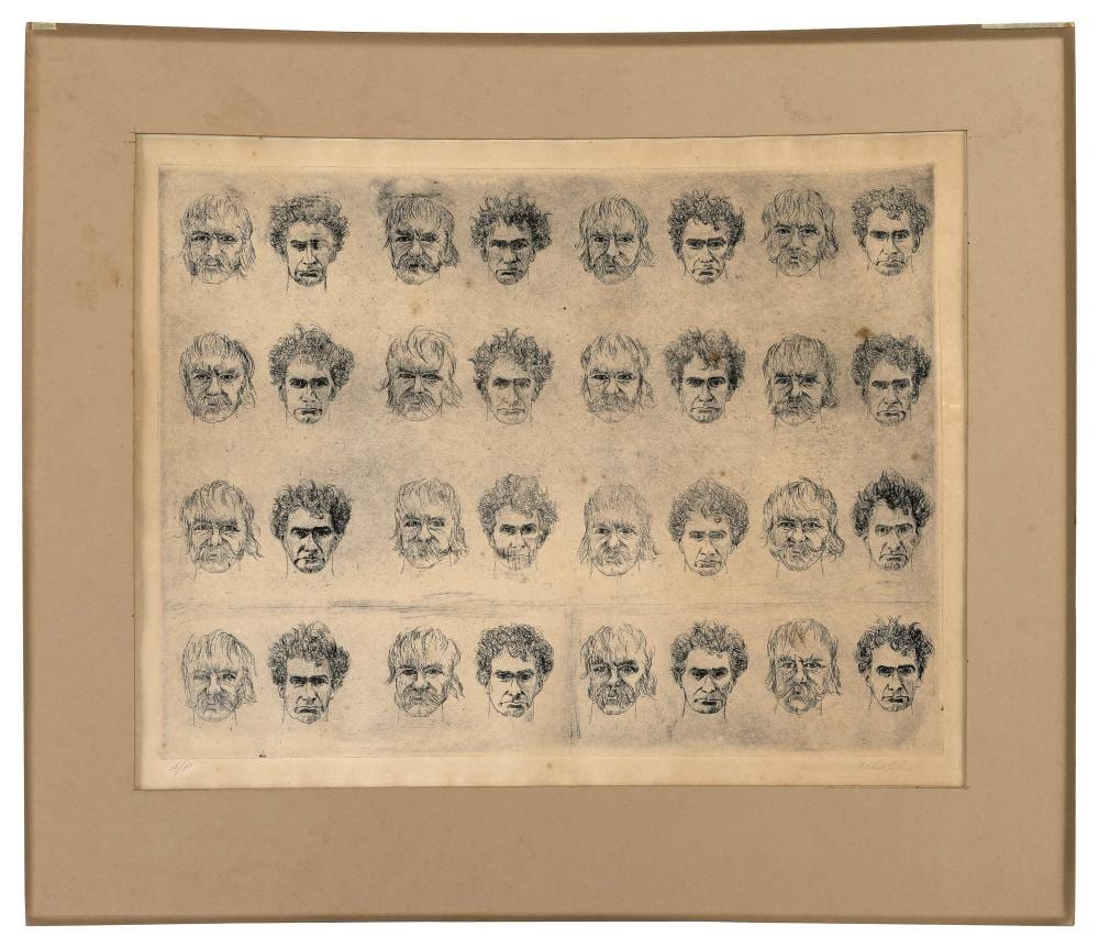 Arthur Morris Cohen comparable auction result: arthur morris cohen new york 1928 2012 tony vevers me black and white etching 11 5 x 15 75 to the plate line sheet 16 x 20 matted 18 x 21