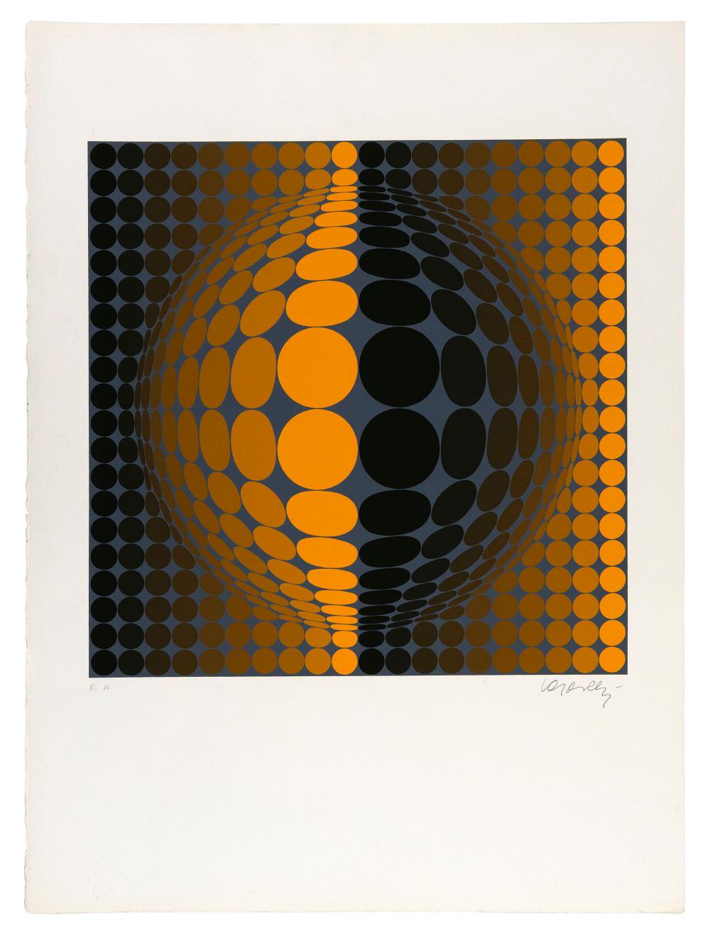 Victor Vasarely Vega screenprint lot image