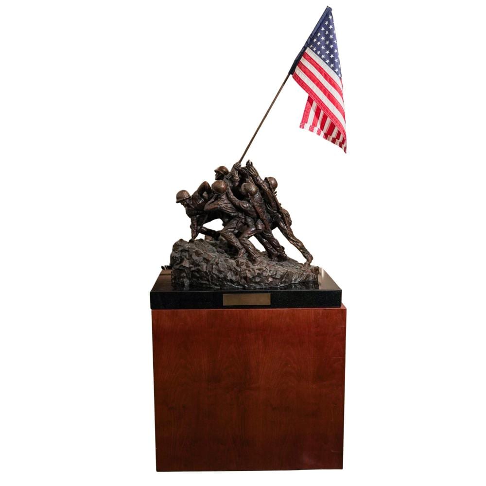 felix de weldon american 1907 2003 iwo jima bronze sculpture · Akiba Galleries · 2026-04-28 Felix de Weldon comparable auction result: felix de weldon american 1907 2003 iwo jima bronze sculpture