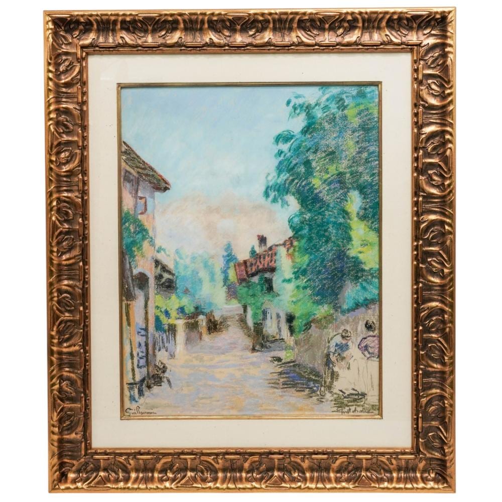 Armand Guillaumin comparable auction result: armand guillaumin french 1841 1927 pastel on board painting