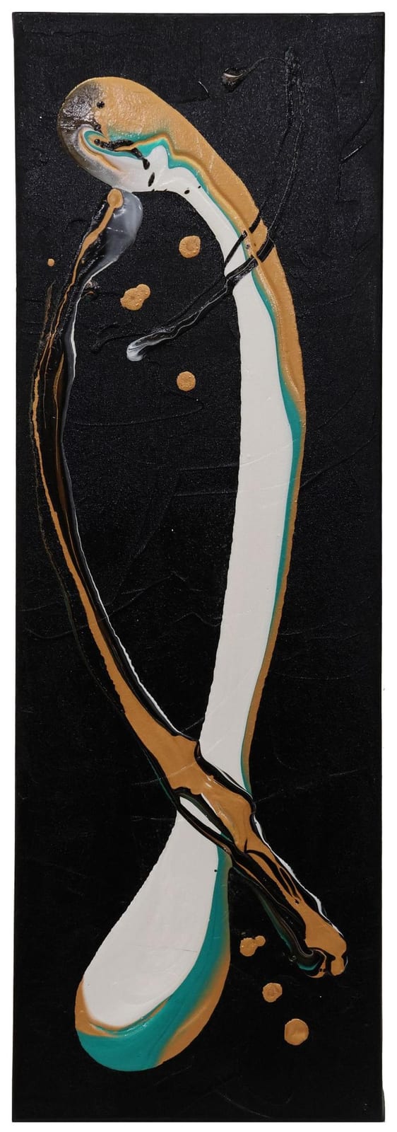 Petronella Greer comparable auction result: petronella greer b 1945 painting crossing currents 36 x 12