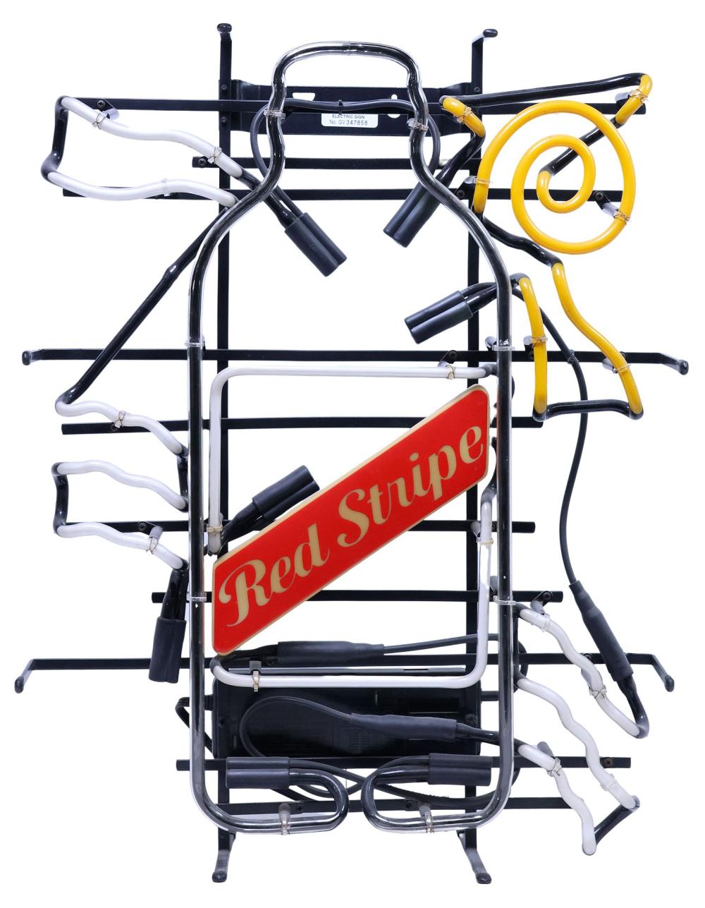 VINTAGE RED STRIPE BEER NEON BAR SIGN sold by Austin Auction Gallery, lot 2069 — auction record photograph