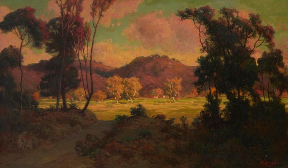 William Lees Judson comparable auction result: william lees judson 1842 1928 autumn landscape