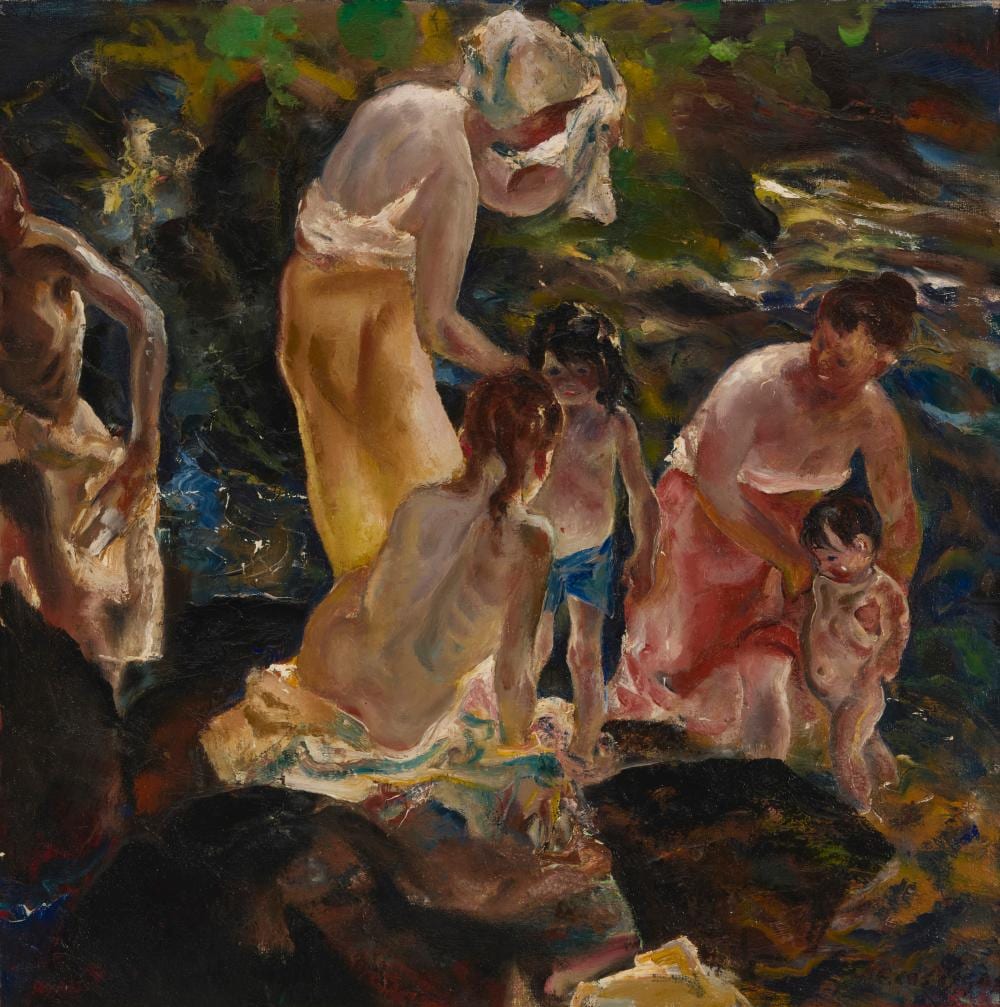 john edward costigan 1888 1972 bathers 1939 · John Moran Auctioneers · 2026-05-05 John Edward Costigan comparable auction result: john edward costigan 1888 1972 bathers 1939
