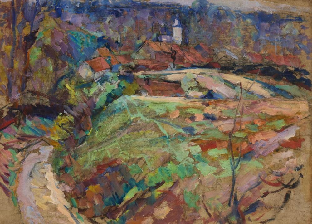 Joseph Raphael comparable auction result: joseph raphael 1869 1950 uccle landscape