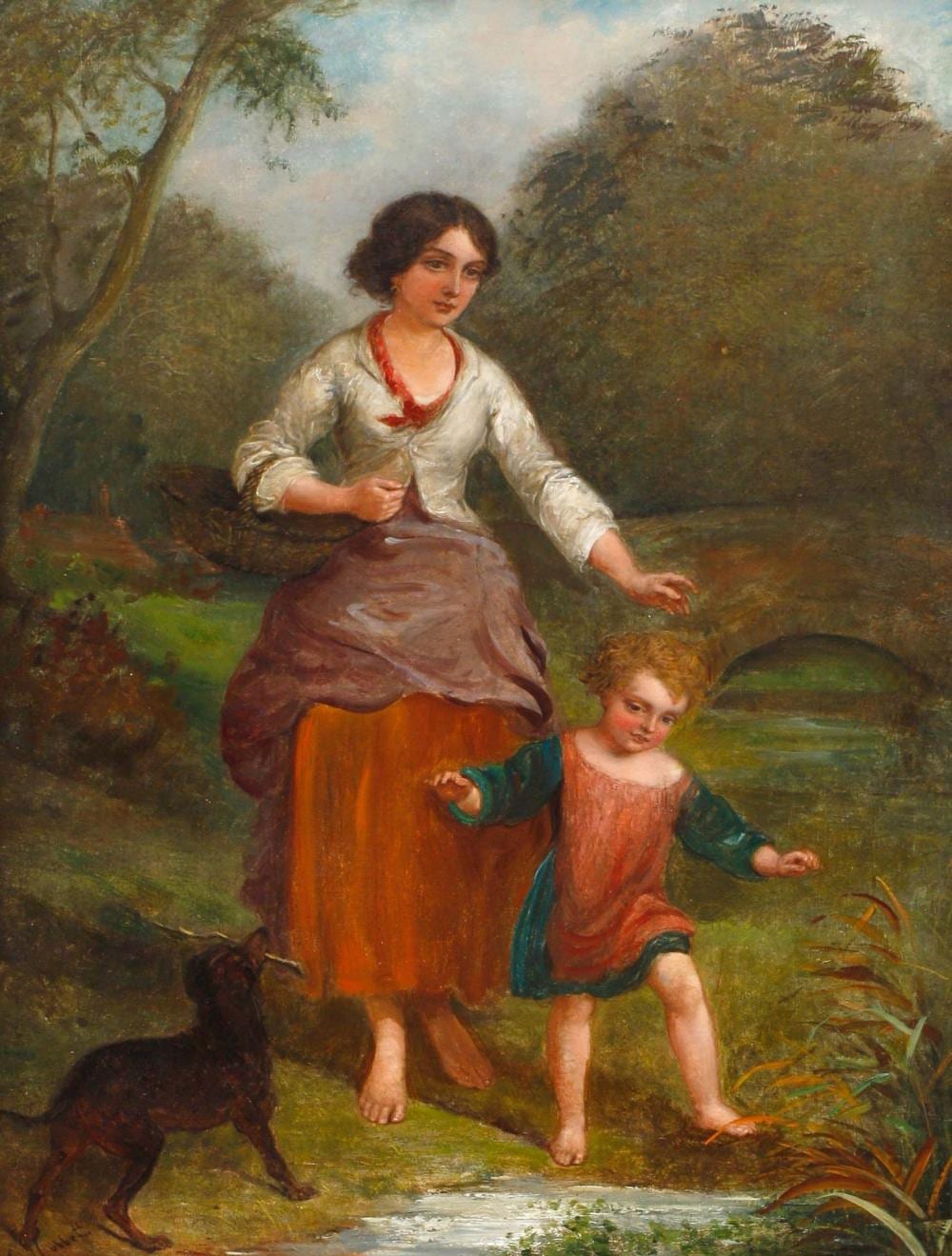 edward john cobbett british 1815 1899 painting off to the market · Austin Auction Gallery · 2026-05-03 Edward John Cobbett comparable auction result: edward john cobbett british 1815 1899 painting off to the market