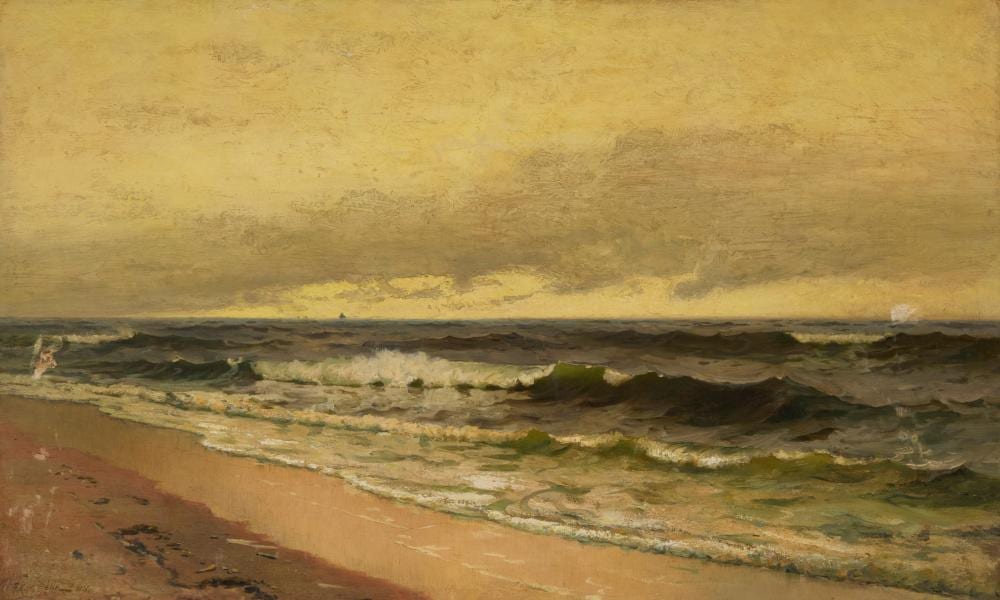 Frank Knox Morton Rehn comparable auction result: frank knox morton rehn 1848 1914 coastal seascape